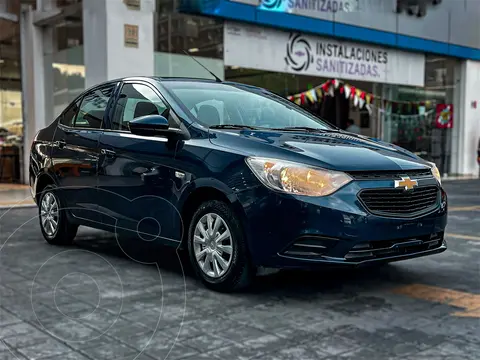 Chevrolet Aveo LS Aut usado (2023) color Azul financiado en mensualidades(enganche $71,583 mensualidades desde $4,769)