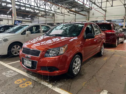 Chevrolet Aveo LT usado (2016) color Naranja financiado en mensualidades(enganche $37,500 mensualidades desde $3,400)