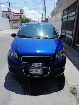 Chevrolet Aveo LT usado (2015) color Azul Metalico precio $140,000