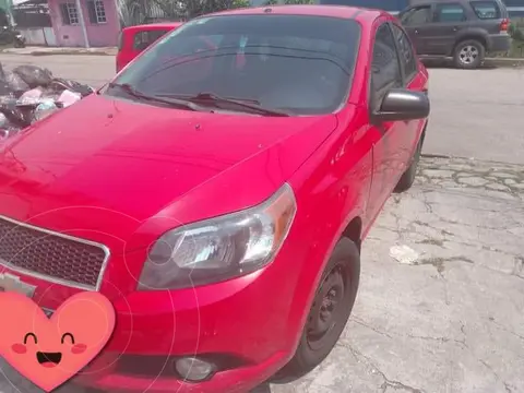 Chevrolet Aveo LS usado (2015) color Rojo precio $90,000
