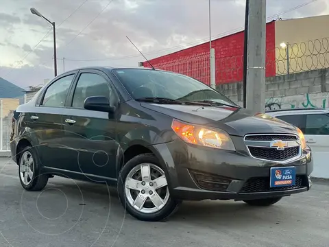 Chevrolet Aveo 4P LT L4/1.6 MAN usado (2017) color Gris Oscuro precio $155,000
