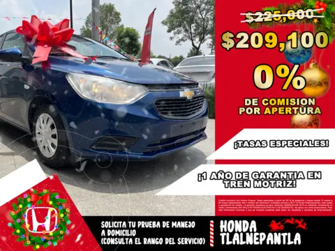 Chevrolet Aveo LS Aut usado (2023) color Azul financiado en mensualidades(enganche $87,404 mensualidades desde $3,677)