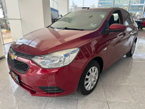 Chevrolet Aveo LS usado (2020) color Rojo financiado en mensualidades(enganche $59,950 mensualidades desde $4,584)