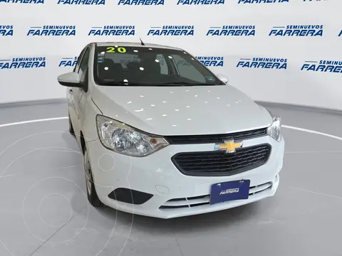 Chevrolet Aveo LS usado (2020) color Blanco financiado en mensualidades(enganche $47,700 mensualidades desde $3,956)