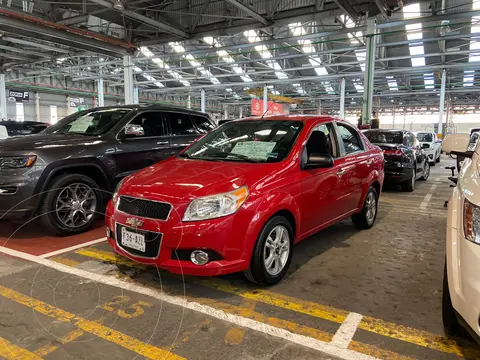 Chevrolet Aveo LTZ Aut usado (2015) color Rojo Victoria financiado en mensualidades(enganche $33,500 mensualidades desde $3,500)