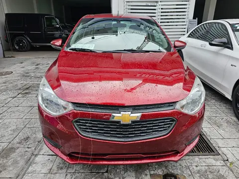 Chevrolet Aveo LS Aut usado (2022) color Rojo Cerezo financiado en mensualidades(enganche $44,000 mensualidades desde $7,115)