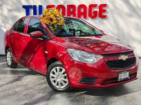 Chevrolet Aveo LS usado (2022) color Rojo precio $180,000