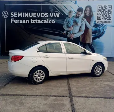 Chevrolet Aveo LS usado (2020) color Blanco financiado en mensualidades(enganche $42,000 mensualidades desde $6,500)