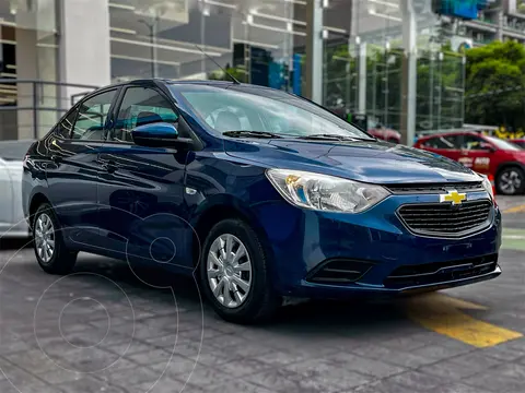 Chevrolet Aveo LS Aut usado (2023) color Azul financiado en mensualidades(enganche $73,830 mensualidades desde $4,919)