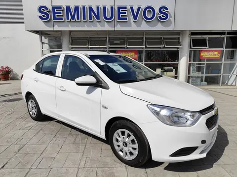 Chevrolet Aveo LS usado (2020) color Blanco financiado en mensualidades(enganche $40,800 mensualidades desde $6,050)