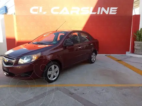 Chevrolet Aveo LS Aut usado (2017) color Rojo Victoria financiado en mensualidades(enganche $44,750)