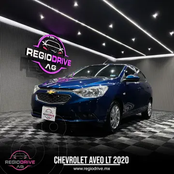Chevrolet Aveo LT usado (2020) color Azul Acero financiado en mensualidades(enganche $50,801 mensualidades desde $6,351)
