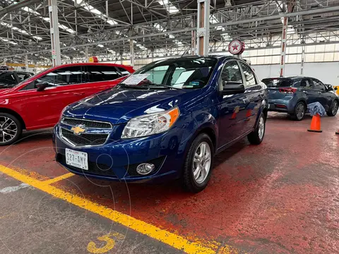 Chevrolet Aveo LTZ Aut usado (2017) color Azul Metalico financiado en mensualidades(enganche $38,000 mensualidades desde $3,500)
