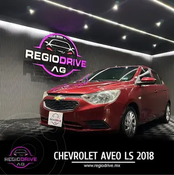 Chevrolet Aveo LS Aut usado (2018) color Rojo Victoria precio $189,900