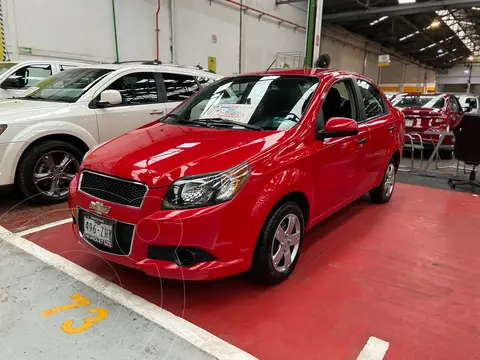 Chevrolet Aveo LS usado (2014) color Rojo financiado en mensualidades(enganche $39,700 mensualidades desde $3,500)