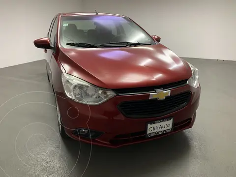 Chevrolet Aveo LT usado (2020) color Rojo financiado en mensualidades(enganche $25,000 mensualidades desde $6,200)
