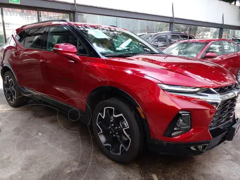 Chevrolet Blazer RS usado (2021) color Rojo Lava financiado en mensualidades(enganche $222,500 mensualidades desde $23,114)