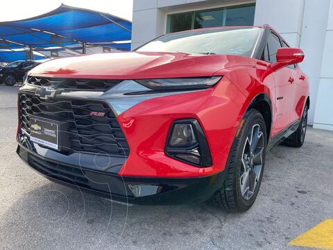 Chevrolet Blazer Piel usado (2019) color Rojo financiado en mensualidades(enganche $180,000 mensualidades desde $18,490)