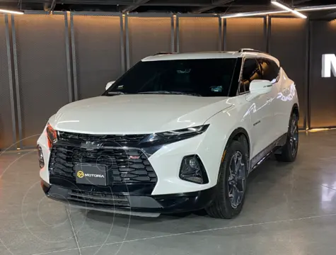 Chevrolet Blazer Piel usado (2020) color Blanco financiado en mensualidades(enganche $182,481 mensualidades desde $14,069)