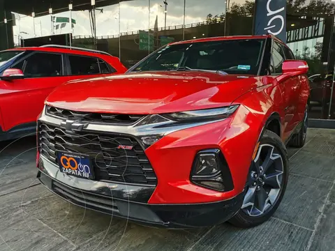 Chevrolet Blazer Piel usado (2021) color Rojo financiado en mensualidades(enganche $200,000 mensualidades desde $11,600)