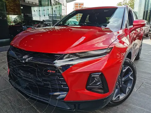 Chevrolet Blazer RS usado (2021) color Rojo financiado en mensualidades(enganche $200,000 mensualidades desde $19,414)