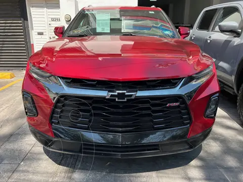 Chevrolet Blazer RS usado (2022) color Rojo financiado en mensualidades(enganche $170,000 mensualidades desde $23,505)