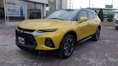 Chevrolet Blazer RS Bitono usado (2022) color Amarillo financiado en mensualidades(enganche $104,160 mensualidades desde $11,364)