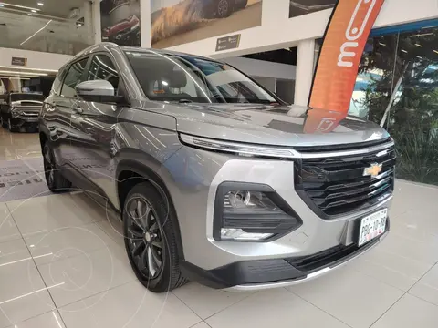 Chevrolet Captiva LT 7 pas usado (2022) color plateado financiado en mensualidades(enganche $76,296 mensualidades desde $7,693)