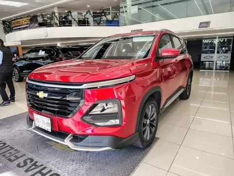 Chevrolet Captiva LT 7 pas usado (2022) color Rojo financiado en mensualidades(enganche $74,352 mensualidades desde $7,497)
