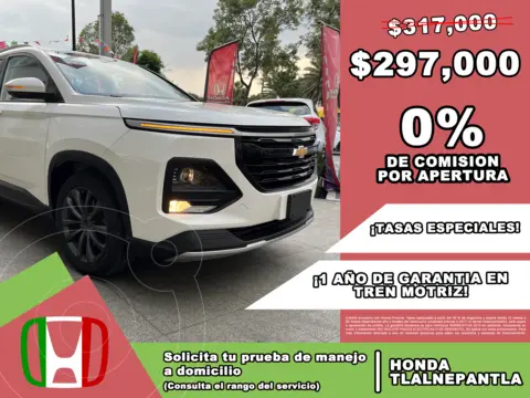 Chevrolet Captiva LT 7 pas usado (2022) color Blanco precio $297,000