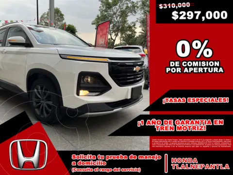 Chevrolet Captiva LT 7 pas usado (2022) color Blanco precio $297,000
