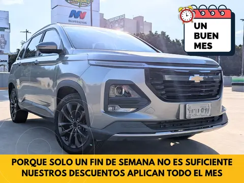 Chevrolet Captiva LT 5 pas usado (2022) color Gris financiado en mensualidades(enganche $121,554 mensualidades desde $5,222)