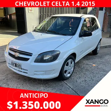 Chevrolet Celta CELTA 1.4 5 PTAS ADVANTAGE usado (2015) color Blanco precio $2.700.000