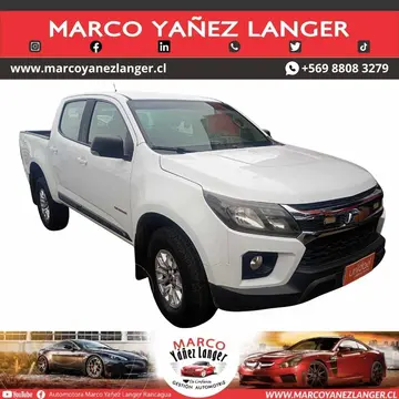 Chevrolet Colorado  2.8L LTZ 4x4 usado (2021) color Blanco precio $19.590.000