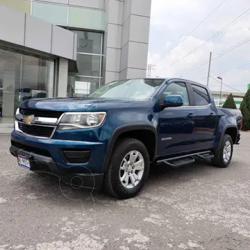 Chevrolet Colorado LT 4x2 usado (2020) color Azul financiado en mensualidades(enganche $114,240 mensualidades desde $12,463)
