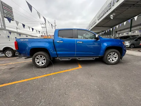 Chevrolet Colorado LT 4x4 usado (2021) color Azul financiado en mensualidades(enganche $214,601 mensualidades desde $15,875)