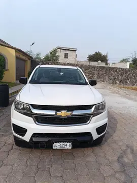 Chevrolet Colorado 2.9L 4x2 Cabina Doble Paq A usado (2018) color Blanco precio $380,000