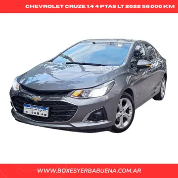 Chevrolet Cruze LT usado (2022) color Gris Acero financiado en cuotas(anticipo $6.600.000 cuotas desde $610.000)