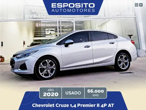 Chevrolet Cruze Premier Aut usado (2020) color Gris precio $24.500.000