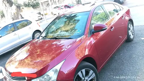 Chevrolet Cruze LT Piel Aut usado (2014) color Rojo precio $159,000