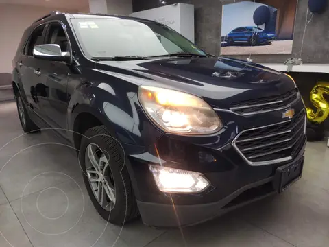 Chevrolet Equinox LTZ usado (2017) color Azul financiado en mensualidades(enganche $52,000 mensualidades desde $7,500)