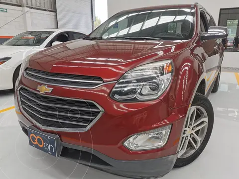 Chevrolet Equinox LT usado (2017) color Rojo financiado en mensualidades(enganche $80,000 mensualidades desde $4,640)