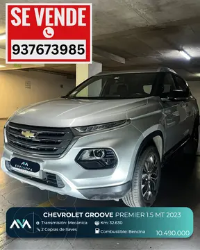 Chevrolet Groove 1.5L Premier usado (2023) color Plata precio $10.490.000