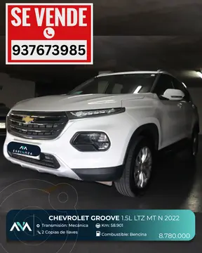 Chevrolet Groove 1.5L LT usado (2022) color Blanco precio $8.780.000