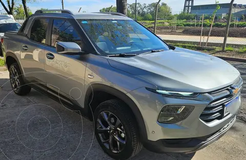 Chevrolet Montana 1.2T Premier Aut usado (2024) color Plata financiado en cuotas(anticipo $8.000.000)