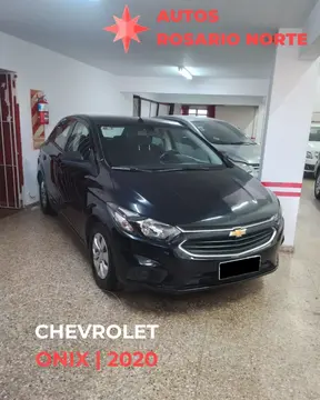 Chevrolet Onix Joy Base usado (2020) color Negro financiado en cuotas(anticipo $8.400.000)