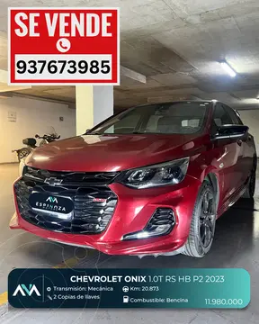 Chevrolet Onix 1.0T RS R usado (2023) color Rojo precio $11.980.000