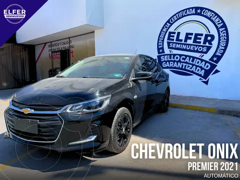Chevrolet Onix Premier Aut usado (2021) color Negro precio $215,000