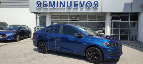 Chevrolet Onix Premier Aut usado (2021) color Azul financiado en mensualidades(enganche $49,245 mensualidades desde $6,127)
