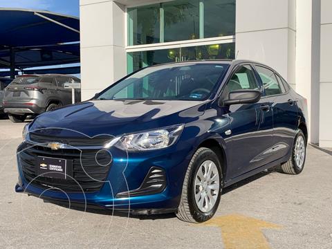 Chevrolet Onix LS Aut usado (2021) color Azul financiado en mensualidades(enganche $38,690 mensualidades desde $7,799)